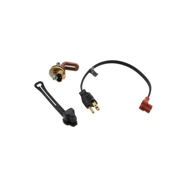 Engine Heater - 600W 120V, 1-1/4in. Plug Brass Adapter Allis, International, Massey, Perkins